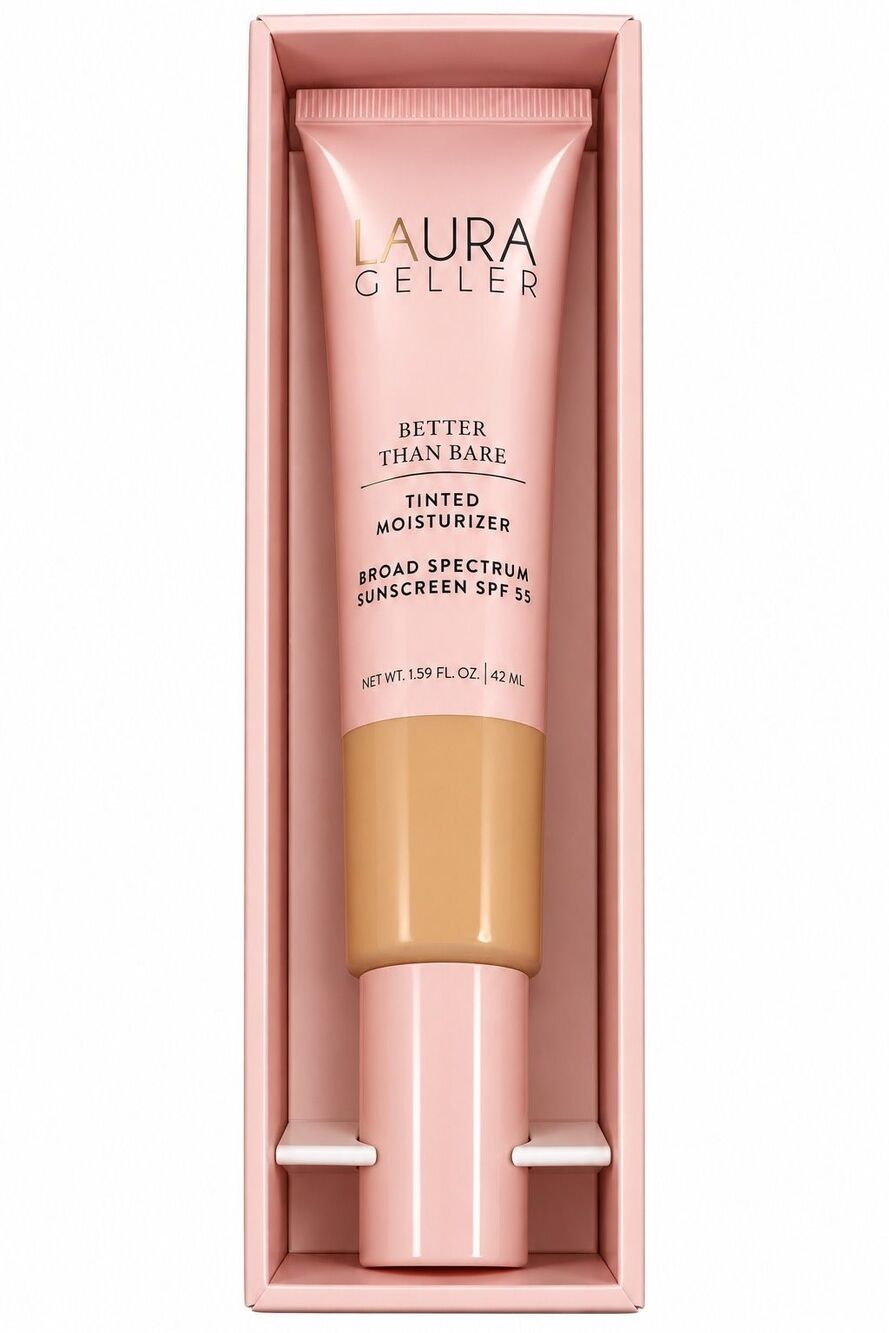 Laura Geller Better Than Bare Tinted Moisturizer SPF 55 1.59 oz Fair 130 New